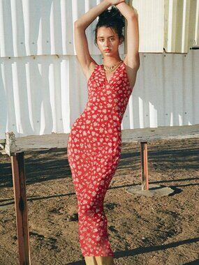 Sophisticated Wrap Midi Dress in Satin